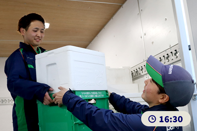 4. 帰社・荷下ろし